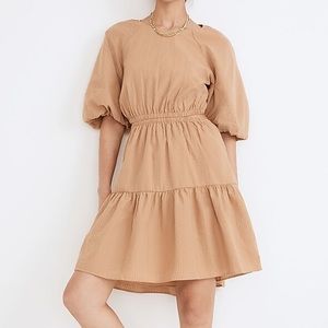 🆕 Madewell Puff Sleeve Mini Dress